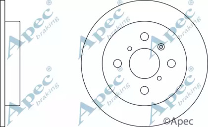 Тормозной диск APEC braking DSK321