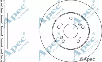 Тормозной диск APEC braking DSK326