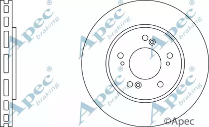 Тормозной диск APEC braking DSK334