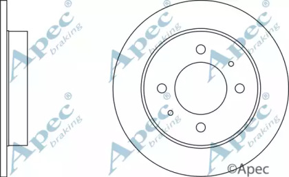 Тормозной диск APEC braking DSK346