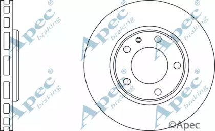 Тормозной диск APEC braking DSK365