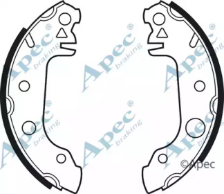 Комлект тормозных накладок APEC braking SHU100