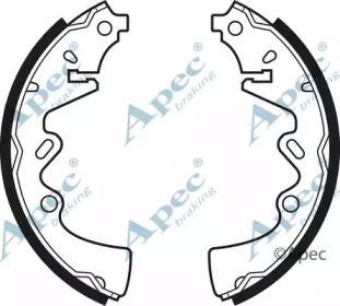 Комлект тормозных накладок APEC braking SHU110