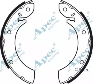 Комлект тормозных накладок APEC braking SHU224