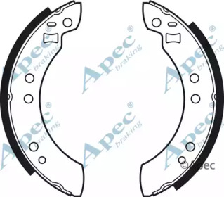 Комлект тормозных накладок APEC braking SHU244