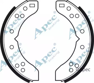 Комлект тормозных накладок APEC braking SHU250