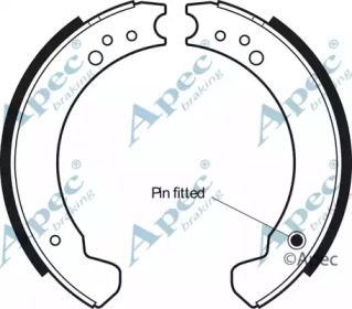 Комлект тормозных накладок APEC braking SHU267