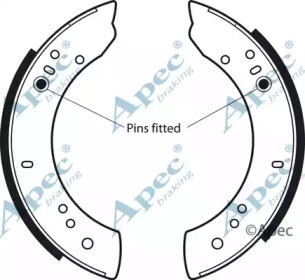 Комлект тормозных накладок APEC braking SHU271