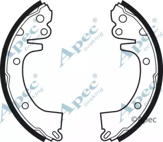 Комлект тормозных накладок APEC braking SHU305