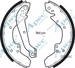 Комлект тормозных накладок APEC braking SHU312