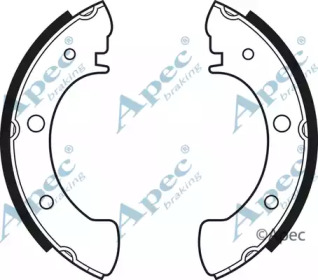 Комлект тормозных накладок APEC braking SHU317