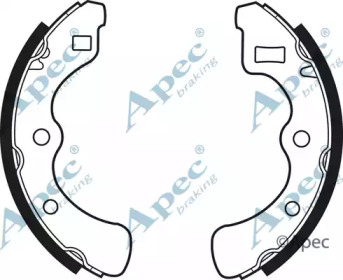 Комлект тормозных накладок APEC braking SHU323