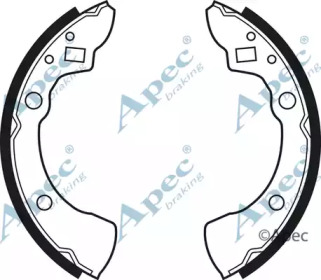 Комлект тормозных накладок APEC braking SHU332