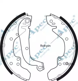 Комлект тормозных накладок APEC braking SHU354