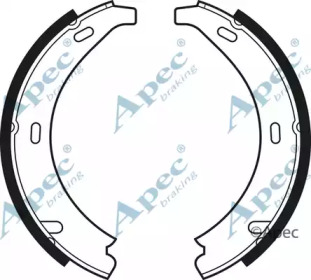 Комлект тормозных накладок APEC braking SHU363