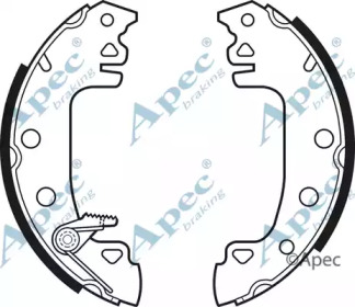 Комлект тормозных накладок APEC braking SHU371