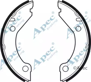 Комлект тормозных накладок APEC braking SHU374