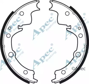 Комлект тормозных накладок APEC braking SHU384