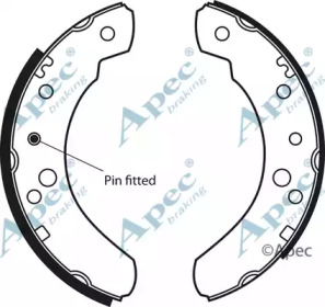 Комлект тормозных накладок APEC braking SHU385