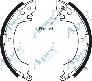 Комплект тормозных колодок APEC braking SHU399