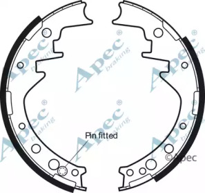 Комлект тормозных накладок APEC braking SHU402