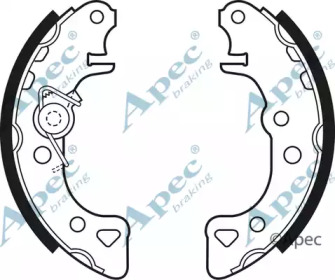 Комлект тормозных накладок APEC braking SHU403