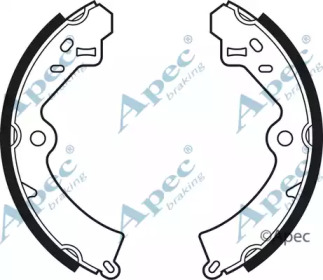 Комплект тормозных колодок APEC braking SHU410