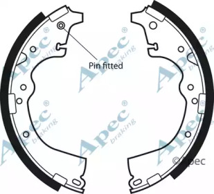 Комплект тормозных колодок APEC braking SHU425