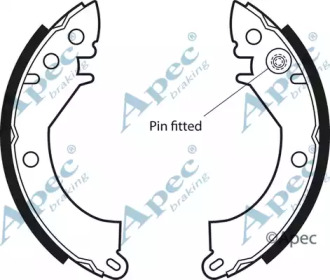 Комплект тормозных колодок APEC braking SHU436