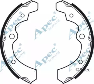 Комплект тормозных колодок APEC braking SHU444