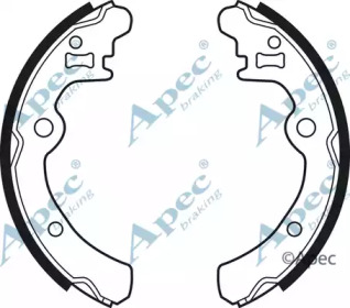 Комплект тормозных колодок APEC braking SHU445