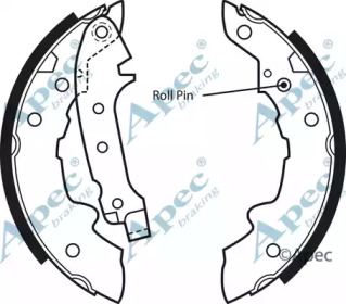 Комплект тормозных колодок APEC braking SHU447