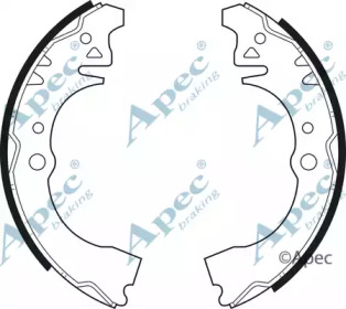 Комплект тормозных колодок APEC braking SHU449