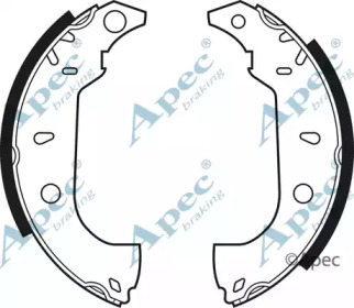 Комплект тормозных колодок APEC braking SHU460