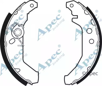 Комлект тормозных накладок APEC braking SHU465