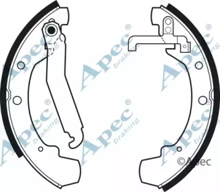 Комплект тормозных колодок APEC braking SHU469