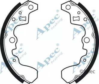 Комплект тормозных колодок APEC braking SHU477