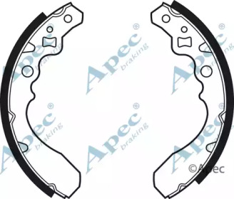 Комплект тормозных колодок APEC braking SHU490