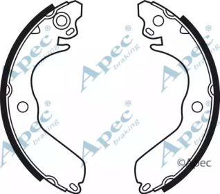 Комплект тормозных колодок APEC braking SHU501