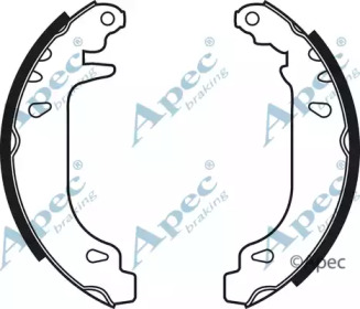 Комлект тормозных накладок APEC braking SHU505