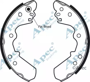 Комлект тормозных накладок APEC braking SHU507