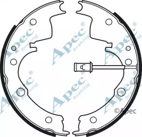 Комплект тормозных колодок APEC braking SHU511