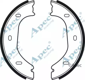 Комплект тормозных колодок APEC braking SHU523