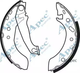 Комлект тормозных накладок APEC braking SHU535