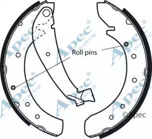Комплект тормозных колодок APEC braking SHU538