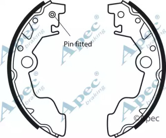 Комплект тормозных колодок APEC braking SHU542