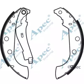 Комлект тормозных накладок APEC braking SHU596