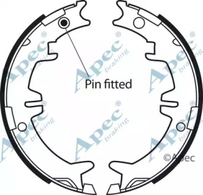 Комлект тормозных накладок APEC braking SHU612