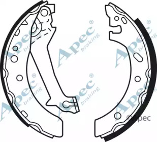 Комплект тормозных колодок APEC braking SHU614