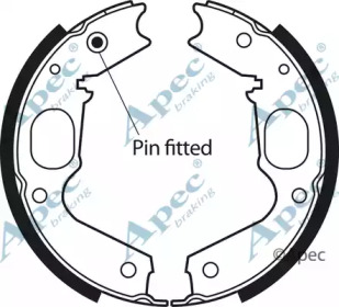 Комлект тормозных накладок APEC braking SHU616